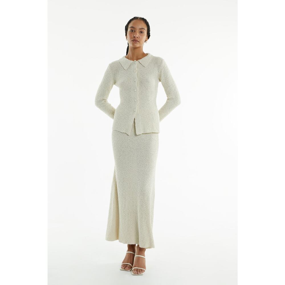 Unbound Knit Flare Long Skirt - 2